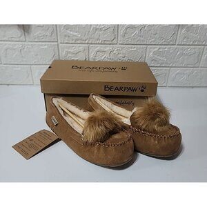 BEARPAW® Erika Suede Sheepskin Cozy Moccasin women 9